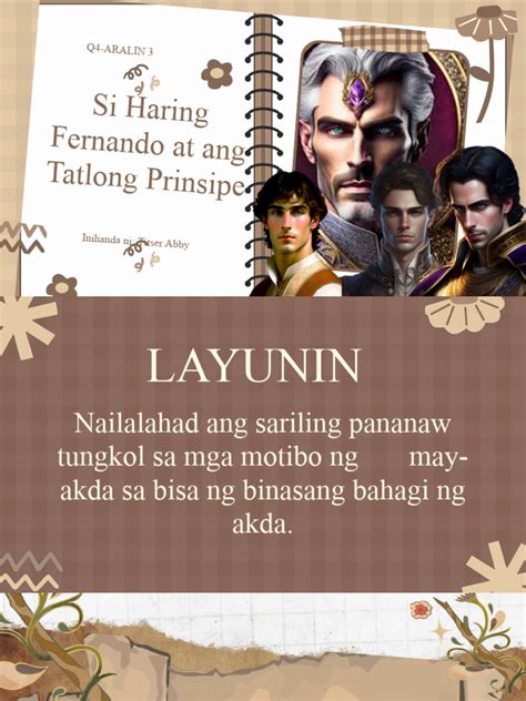Si Haring Fernando at Ang 3 Prinsipe .